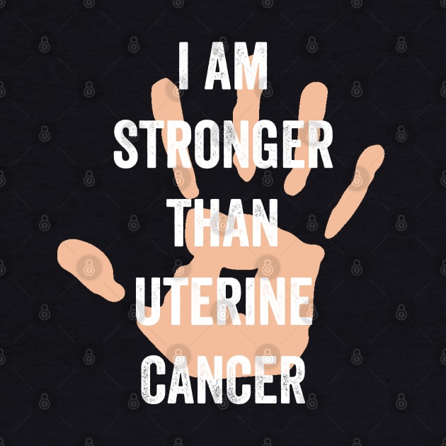 uterine cancer survivor - peach ribbon awareness month - gynecological cancer by Merchpasha1